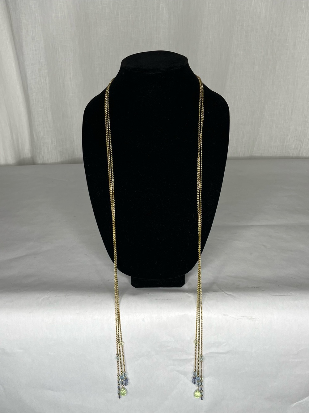 Gold “endless necklace”